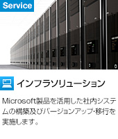 インフラソリューション | 説明文が入ります