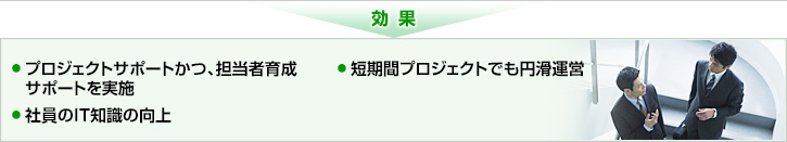 効果: 実例に基づいた効果的なWebサイト構築、担当者の業務負荷軽減、効率的な運営を重視した導入